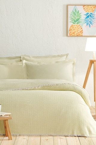 Puffy Soren Tek Kişilik Pike Takımı - Adaçayı