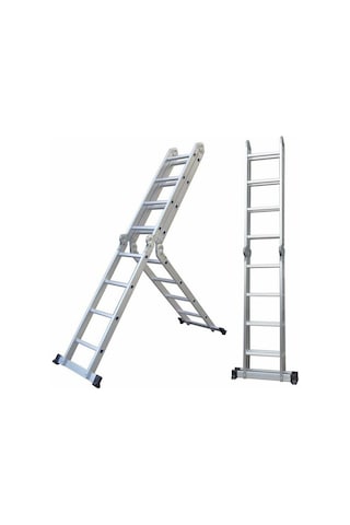 Beykon BY-104 16 Basamaklı 4.70 M Katlanır Çok Amaçlı Akrobat Merdiven