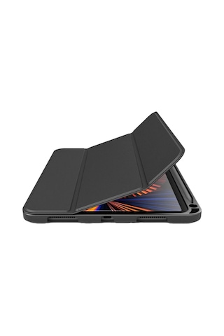 Apple iPad Uyumlu 10.2 7.nesil Kılıf Tablet Focus Silikon - Siyah
