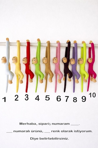 Elleri Yapışan Oyun Ve Uyku Arkadaşı Peluş Maymun Oyuncak Sarılan Maymun M0011 Sarı