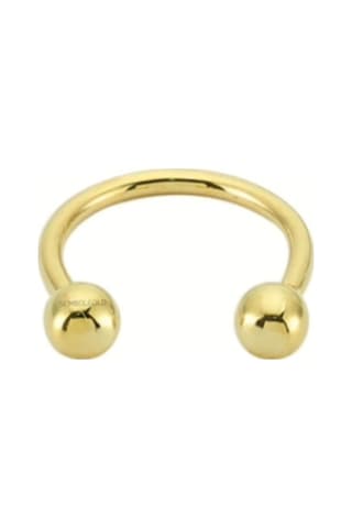 Altın Burun Hızma Piercing 14 Ayar Sade Top