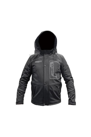 Forte Gt 1084 Babil Full Koruma 4 Mevsim Kışlık Softshell Motosiklet Montu L Beden Siyah