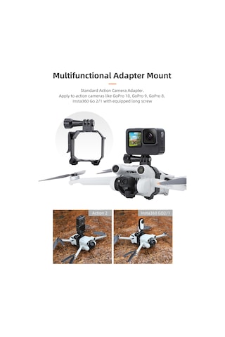 Ximistore9 Djı Mini3 Pro Ve Gopro Uçak Işığı Takımı - 3 Seviye Parlaklık Ayarlı, Abş Malzeme, Güvenli Montaj Çok Renkli