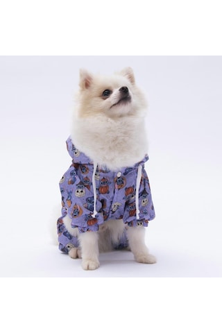 Pettrend Sticth Tulum Yağmurluk Köpek Kıyafeti Köpek Yağmurluğu