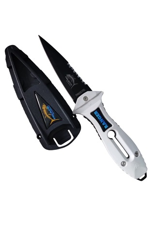 Pelajik Ranger Pro Kol Bandı Dalış Bıçağı Şiş Kakıçlı Paslanmaz Çelik Zıpkıncı Bıçağı BEYAZ