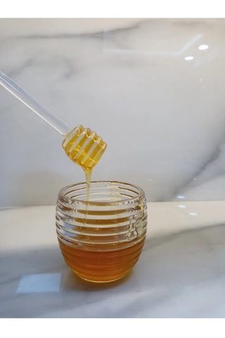 Lorenzo Kaşıklı Cam Bal Kavanozu