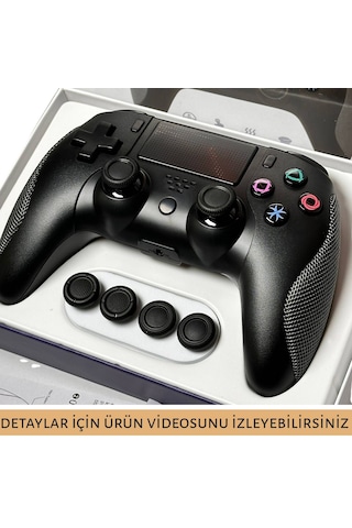 Kablosuz Gamepad Ps4-ps3-pc-mobil Uyumlu Type-c Şarjlı Gecikmesiz Profesyonel Oyun Kolu Joystick