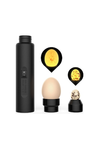 Qingmipy Led Soğuk Işık Yumurta Test Cihazı Tavuk Ördek Kaz Yumurtası Gelişim Kontrolü 100-240v Amerikan Standartı