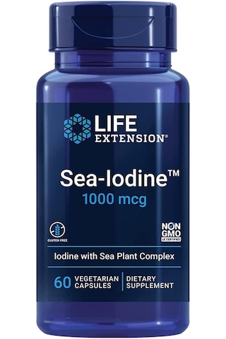 Sea-ıodine, 1,000 Mcg, Yüksek Kalite Iyot Kelp Mineral Complex Blend Organic Kelp And Bladderwrack Extracts, Potassium Iodide