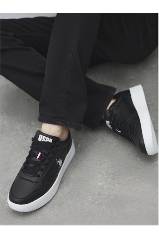 U.s. Polo Assn. Coster Günlük Sneakers Siyah Erkek Spor Ayakkabı Siyah