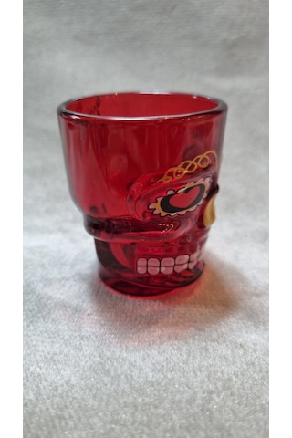 Kuru Kafa Shot Bardak Kırmızı