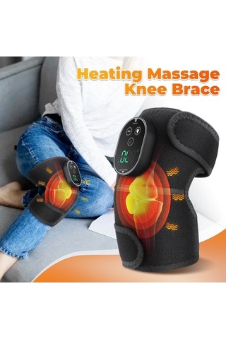 Wondernest Isıtmalı Masajlı Dizlikler - Rf Teknolojili Eklem Rahatlatıcı Gri