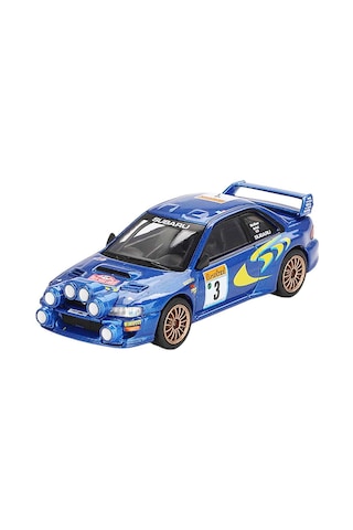 Mini Gt 1:64 Subaru Impreza Wrc98 1998 Rally Monte-carlo 3rd Place Mavi
