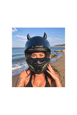 Şeytan Boynuzu Motosiklet Kask Aksesuarı 2adet Kask Dahil Değildir