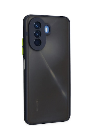 Newface Huawei Nova Y70 Kılıf Montreal Silikon Kapak Semeglbl - 65 - Lacivert