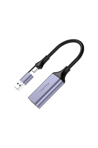 Veggieg 1080p 60hz Hdmı Video Capture Card Usb 3.0 Ve Type-c Görüntü Yakalama Kartı