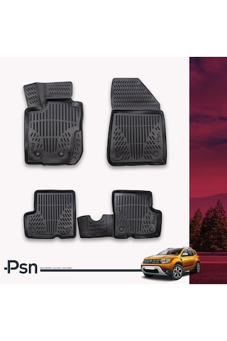Dacıa Duster 2 4X2 2018- Ile Uyumlu - Araca Özel Paspas