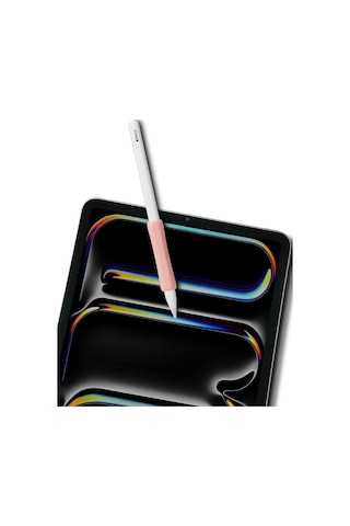 Pencil 1. Nesil / 2. Nesil / Usb-c / Pro Uyumlu Parmak Desteği Silikon Dokunmatik Kalem Tutacağı 01 Lavender