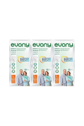 Hasta Bezi Yetişkin Emici Külot L - Büyük - Large 90 Adet 3pk 30