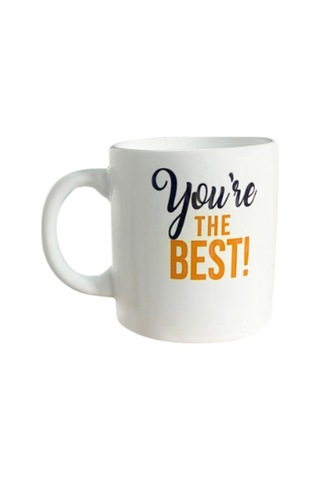 You Re The Best Mottolu Porselen Kupa Beyaz Beyaz