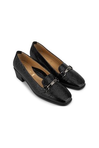 Relax Anatomic Tnc Luxury Kadın Hakiki Deri Siyah Kırışık Rugan Topuklu Ayakkabı 611 Et5711 Bn Ayk Sk26-27 Black 58