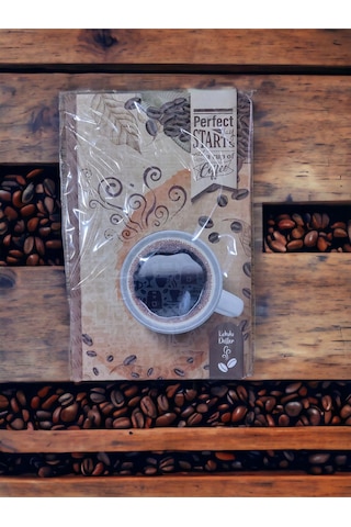 12,5x19,5 Cm 112 Sayfa Çizgili Kokulu Defter Karton Kapak Krem Renk Kağıt 15