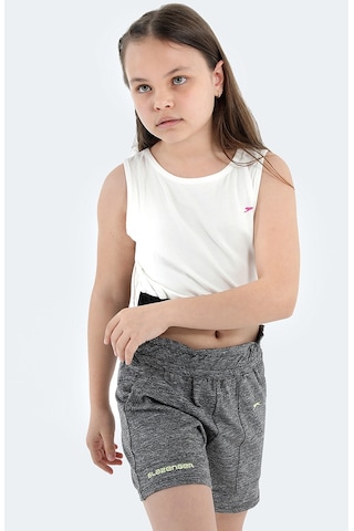 Slazenger DEVARAJ IN Kız Çocuk Şort Koyu Gri