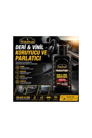 Deri Vinil Koruyucu Parlatıcı Badem Yağlı