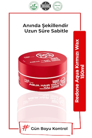 Redone Aqua Wax Kırmızı 150 Ml