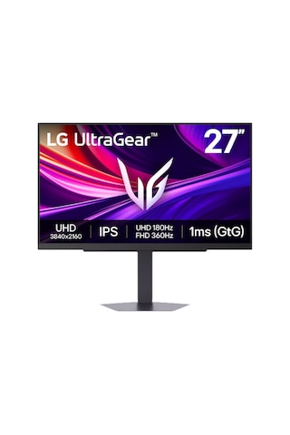 Lg Ultragear 27g810a-b 27 İnc 4k 180hz Fhd 360hz 1ms Hdmı Dp Usb Adaptive Sync Hdr400 Pivot Dual Mo