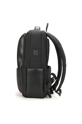 Laptop Bölmeli İnce Tasarım Sırt Çantası Baggaj S24111 Siyah