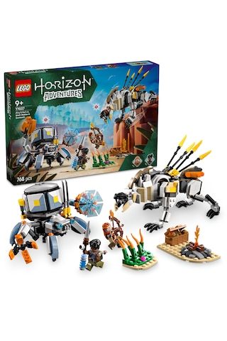 LEGO® Horizon Adventures™ Aloy ve Varl, Metalkabuk ve Hızardiş’e Karşı 77037 - 9 Yaş ve Üzeri Çocuklar için Yaratıcı Oyuncak Yapım Seti (768 Parça)