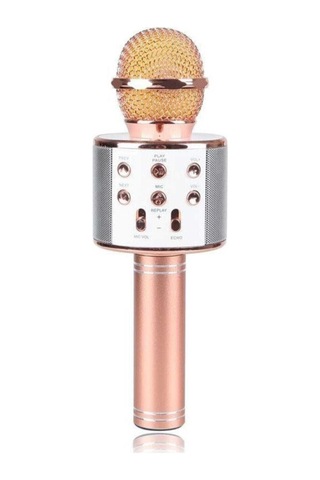 Ws-858 Profesyonel Ses Kaydı Yapabilen Karaoke Mikrofon Ws858 Rose Gold Beyaz Ws-858 Profesyonel Ses Kaydı Yapabilen Karaoke Mikrofon Ws858 Rose Gold Beyaz