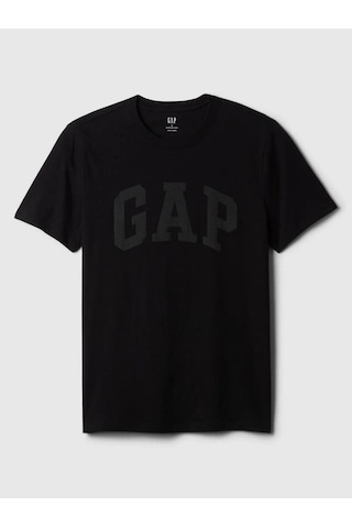 Gap 856659010 V-everyday Soft Basic Logo T Erkek Tişört Siyah