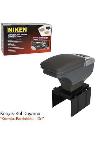 Niken Kol Dayama Kromlu Gri