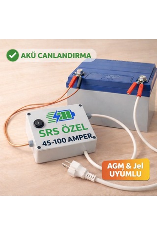 Akü Canlandırma Desülfatör Cihazı Akü Tamir Cihazı Akü Şarj Cihazı 45-100a