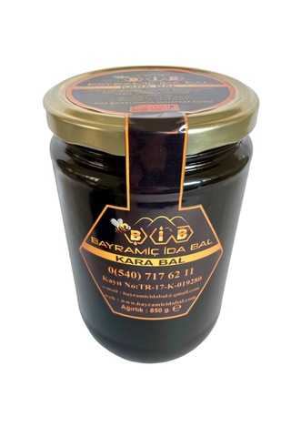 Bayramiç İda Bal Kara Bal 850 G