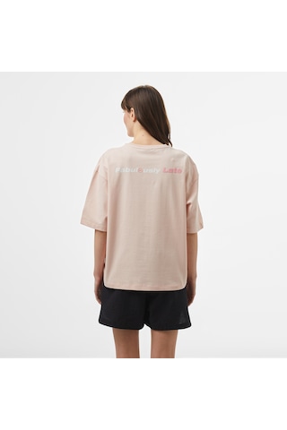 Unıted4 Kadın Beyaz T-shirtmınoka Pembe