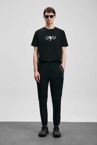 Lufian Larry Modern Grafik T- Shirt Siyah Siyah 111020306100100