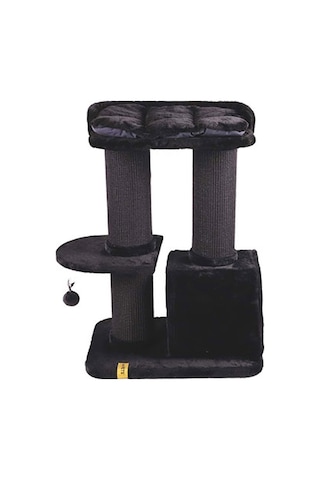M-pets Panther Premium Casbah Kedi Tırmalama Ağacı Siyah 68x48x98 Cm 244-54034.01