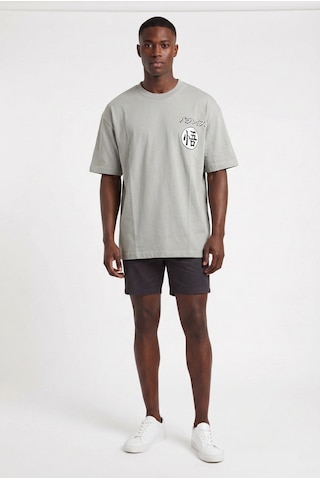 Blow Up Future Gen Son Goku Gri Oversize Erkek T-shirt 141614 SİYAH