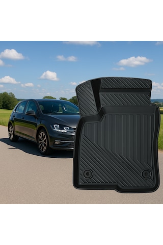 Volkswagen Golf 7 2012-2019 Uyumlu 3d Oto Paspas Premium
