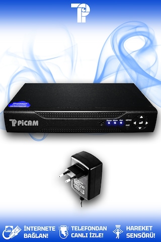 Picam 16 Kanal AHD DVR Xmeye Hibrit Kayıt Cihazı