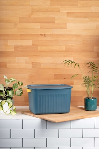 Finehome Boxy Çok Amaçlı Kutu 15lt Mavi