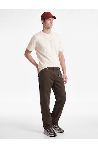Koton Pamuklu Normal Bel Cepli Vintage Straight Fit Jean Pantolon Kahverengi 6sam40302nd Kahve