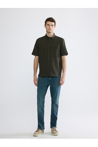 Lcwaıkıkı Classic Haki Regular Fit Erkek Gömlek