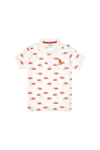 U.s. Polo Assn. Erkek Çocuk Ekru Tişört 50311948-vr019 Ecru
