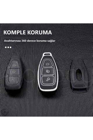 Ford Focus Fiesta Mondeo Kuga C Max B Max S Max Transit Tpu Anahtar Kılıfı Siyah