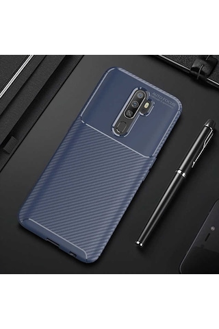 Oppo A9 2020 Kilif Karbon Silikon Case 392449639