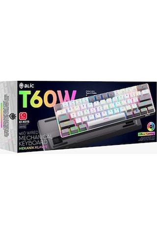 Miaxtreme T60 Max Pro Türkçe Q Mini Rgb Red Switch App Uygulamalı Antighosting Mekanik Gaming Oyuncu Klavyesi